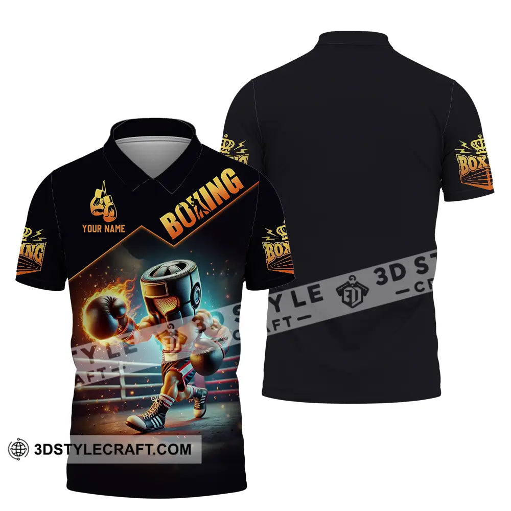 Unisex Shirt - Custom Boxing Player Shirt Polo Shirt / S T-shirt