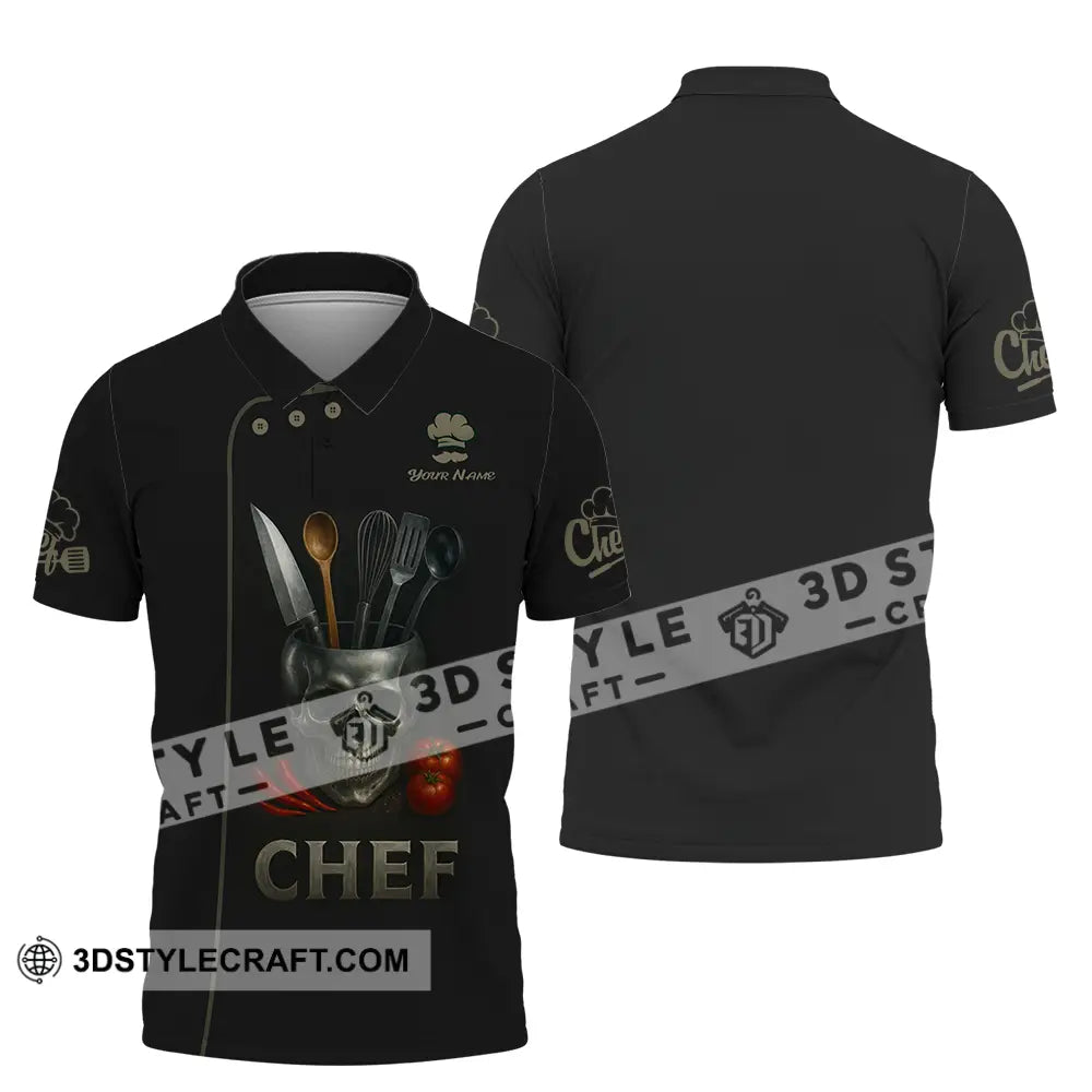 Unisex Shirt Custom Chef Shirt Polo Shirt / S T shirt