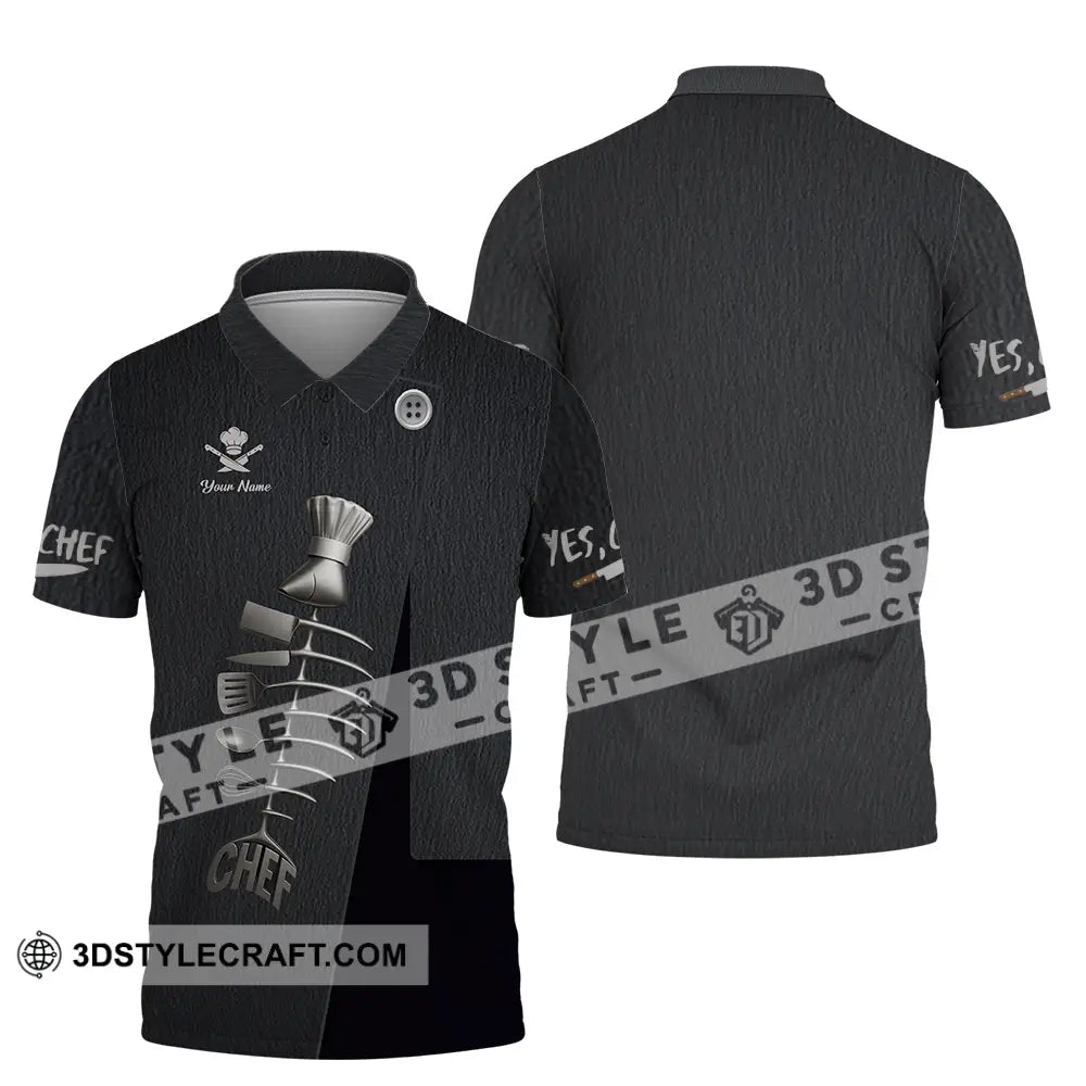 Unisex Shirt - Custom Chef Shirt Polo Shirt / S T-shirt
