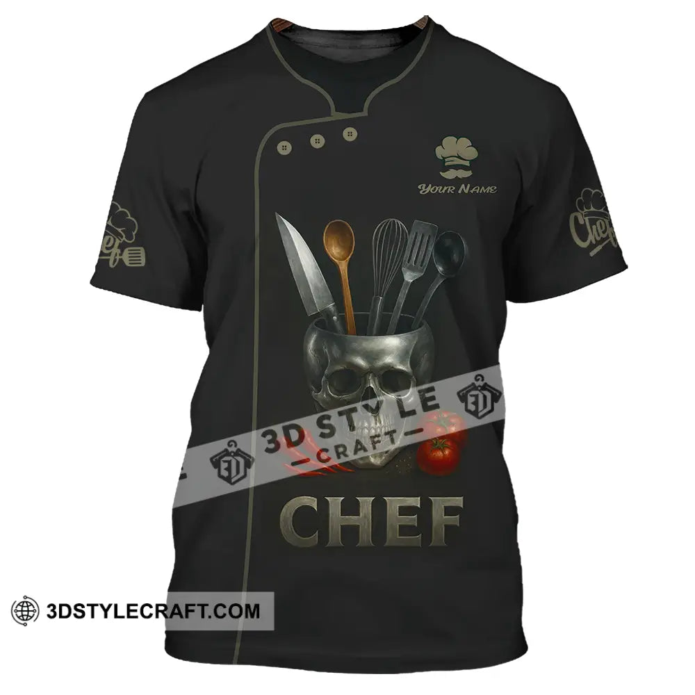 Unisex Shirt Custom Chef Shirt T Shirt / S T shirt