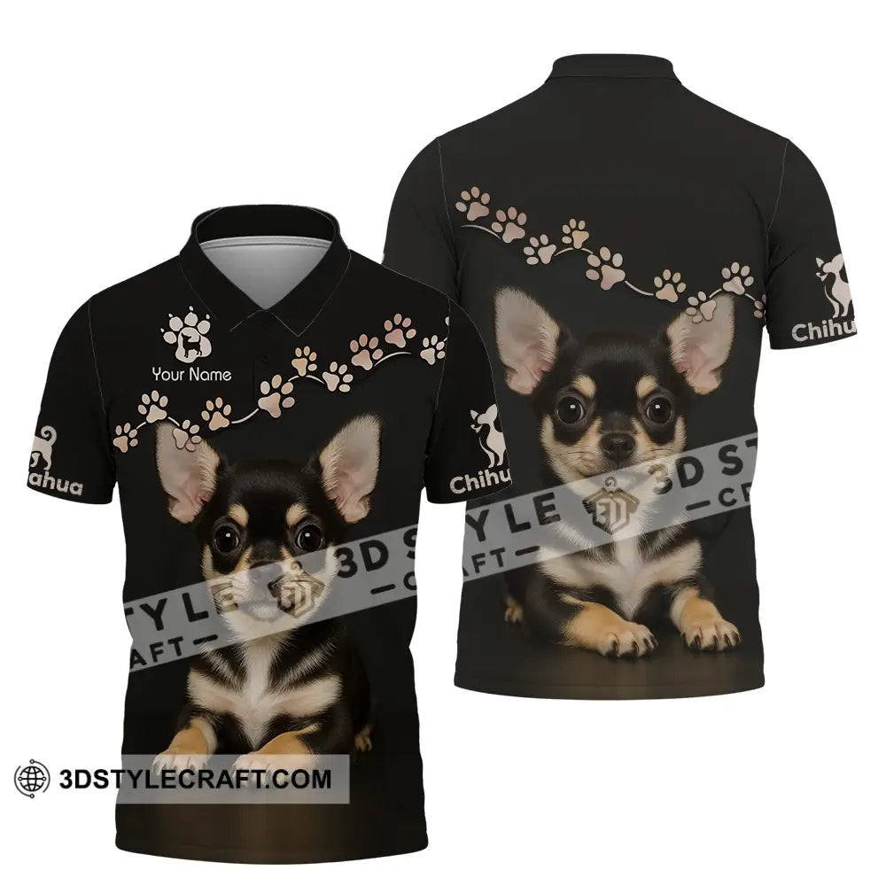 Unisex Shirt - Custom Chihuahua Shirt Polo Shirt / S T-shirt