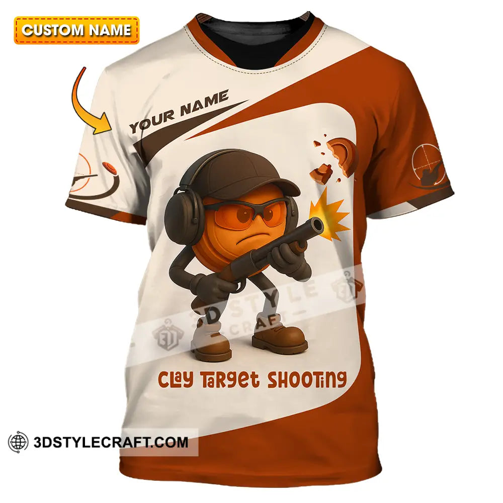 Unisex Shirt - Custom Clay Target Shooting Shirt T-shirt
