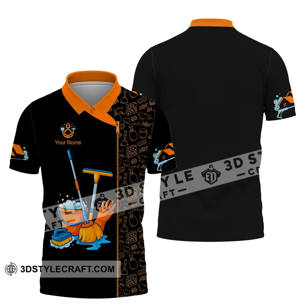 Unisex Shirt - Custom Cleaning Service Shirt Polo Shirt / S T-shirt