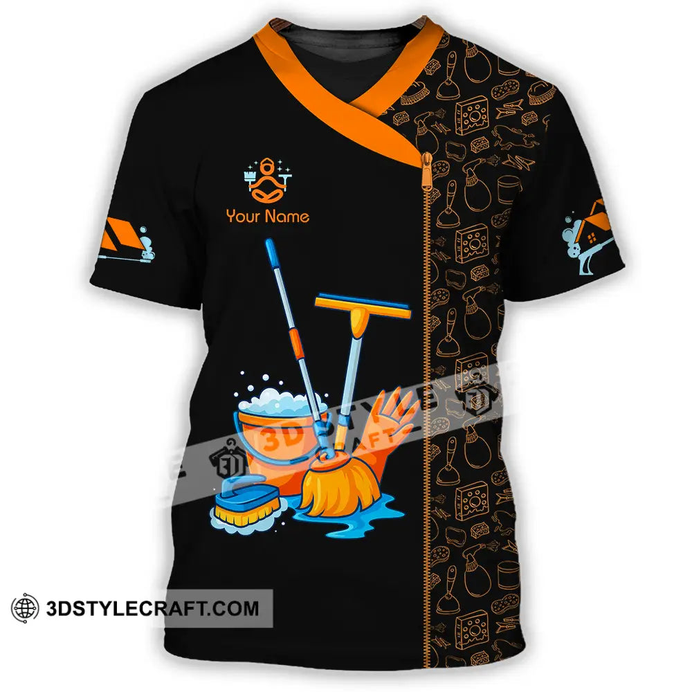 Unisex Shirt - Custom Cleaning Service Shirt T-Shirt / S T-shirt