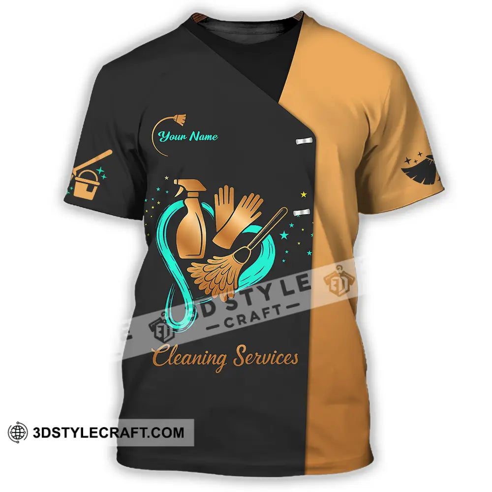 Unisex Shirt - Custom Cleaning Service Shirt T-Shirt / S T-shirt