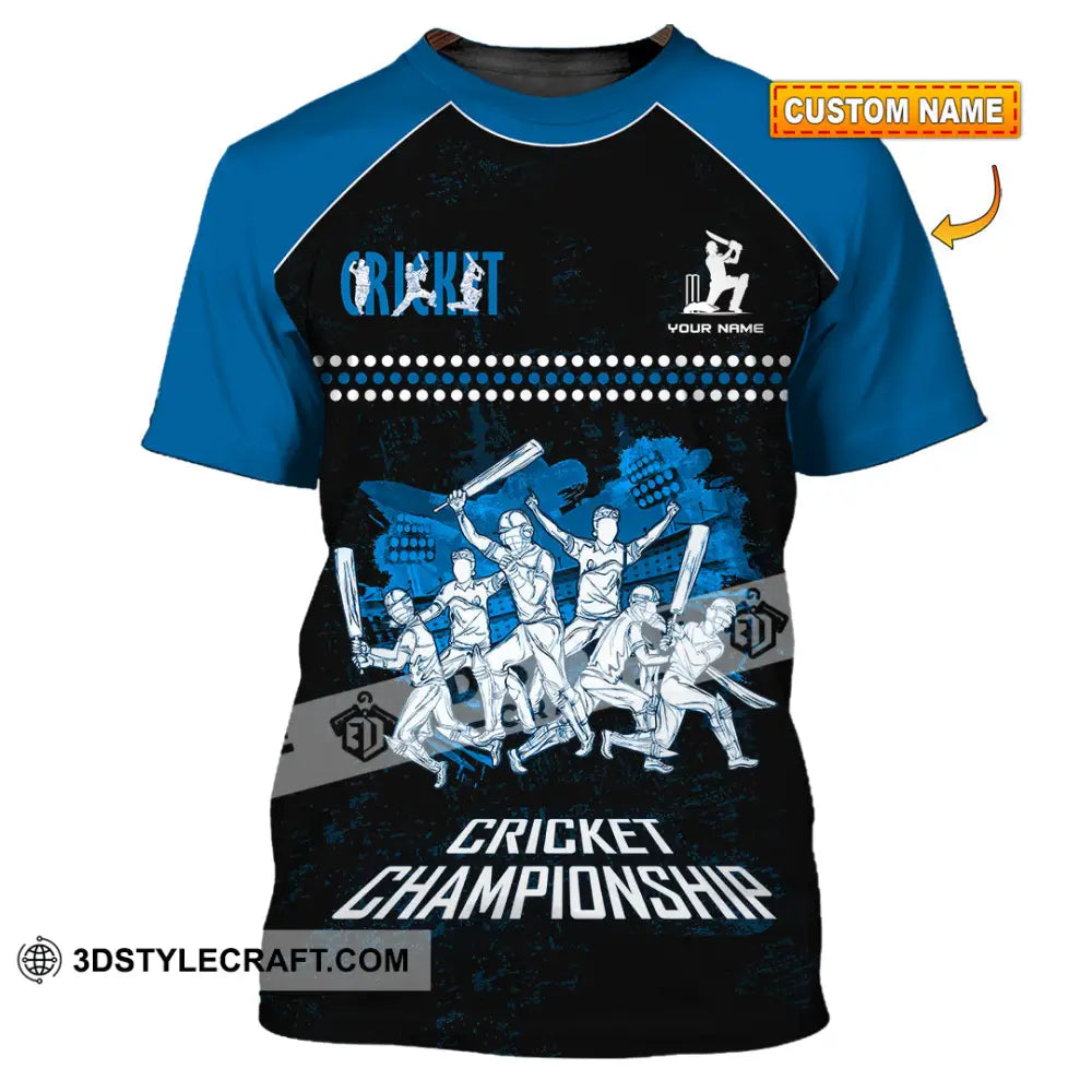 Unisex Shirt Custom Cricket Championship Shirt T shirt