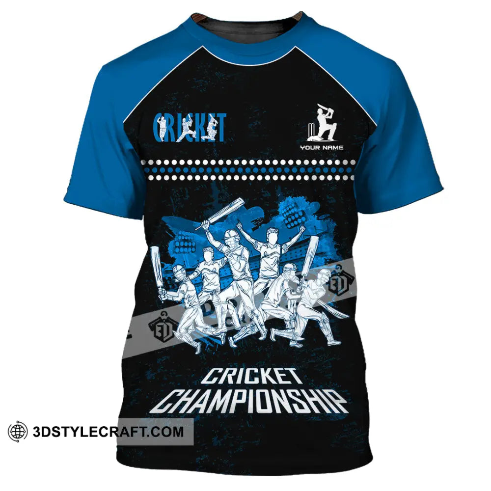 Unisex Shirt Custom Cricket Championship Shirt T Shirt / S T shirt