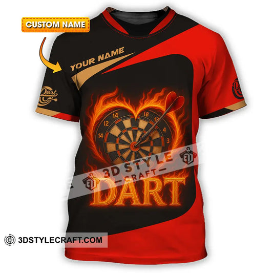 Unisex Shirt - Custom Dart Heart Shirt T-shirt