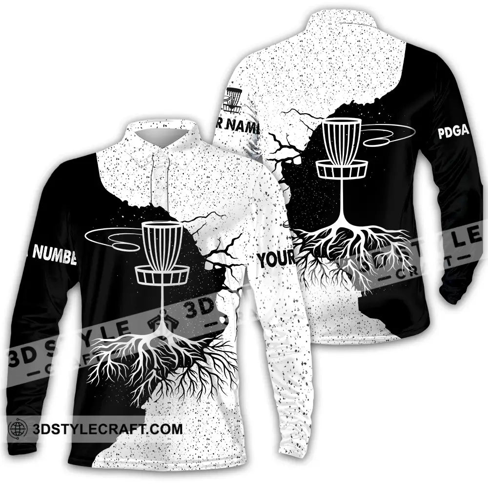 Unisex Shirt Custom Disc Golf Shirt Long Sleeve Polo / S T shirt