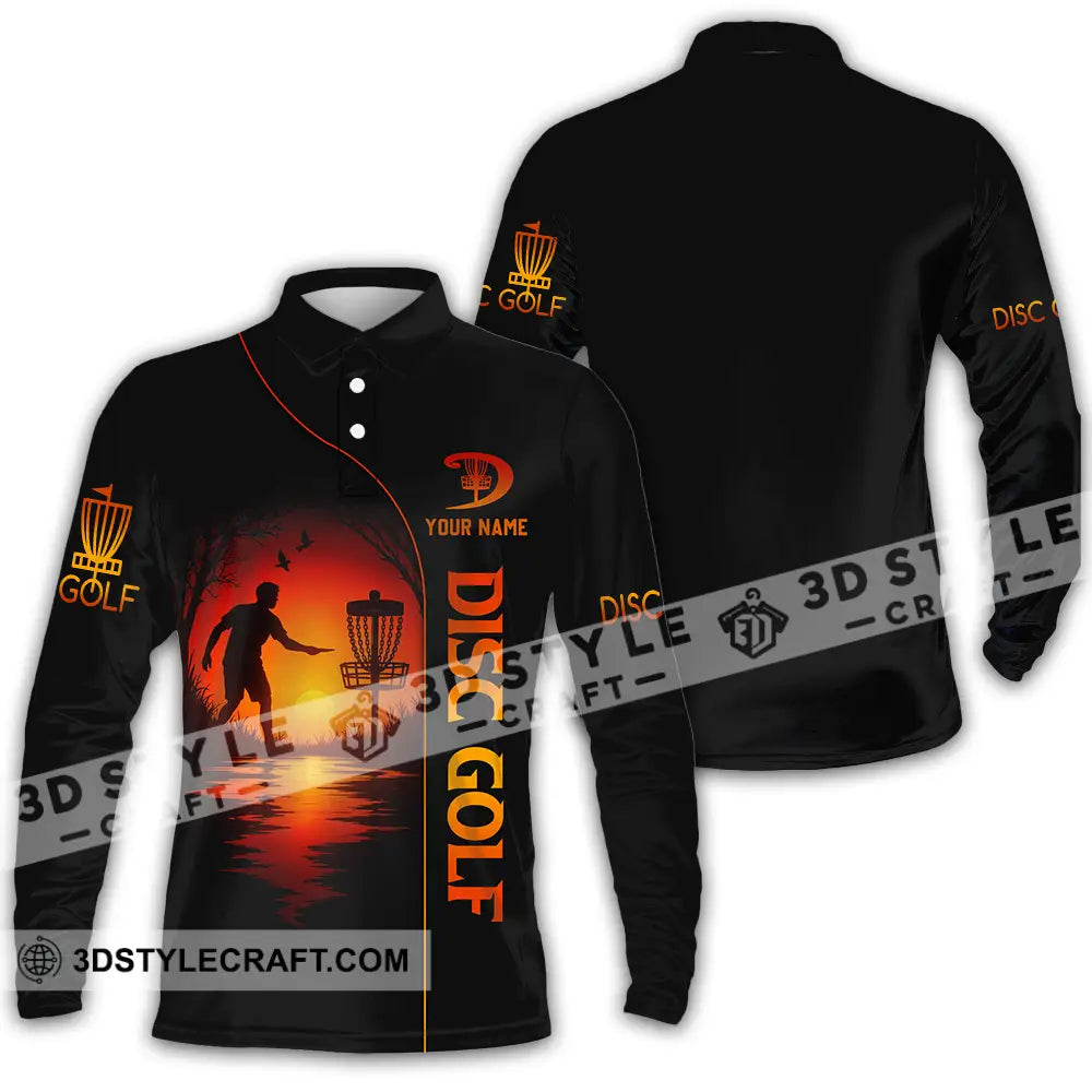 Unisex Shirt Custom Disc Golf Shirt Long Sleeve Polo / S T shirt