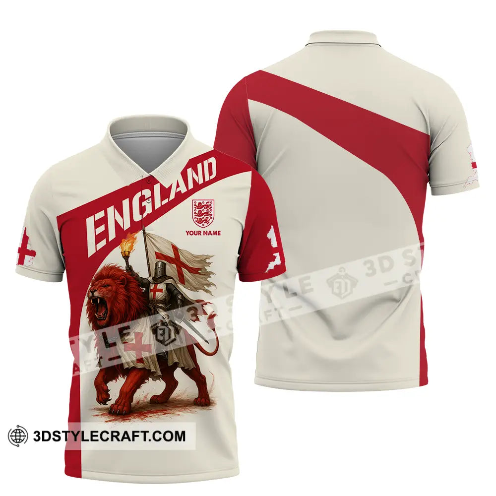 Unisex Shirt - Custom England Shirt Polo Shirt / S T-shirt