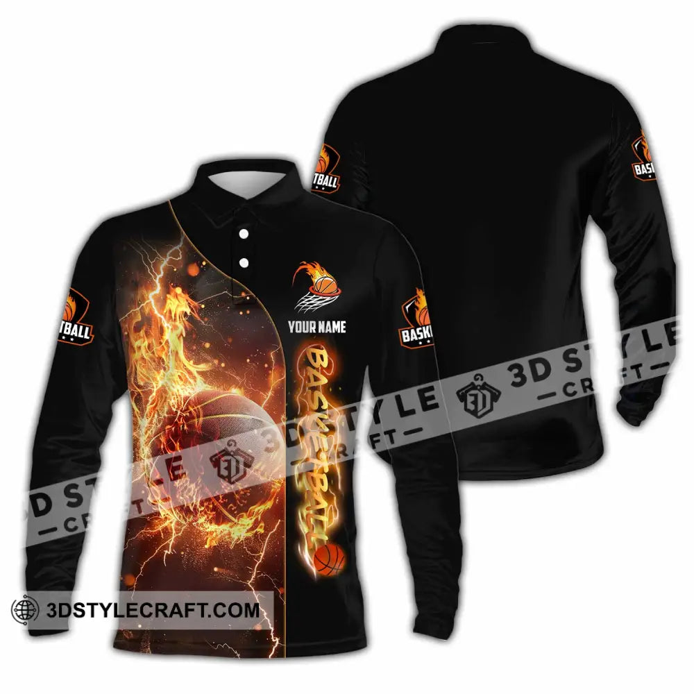 Unisex Shirt - Custom Shirt For Basketball Player Long Sleeve Polo / S T-shirt