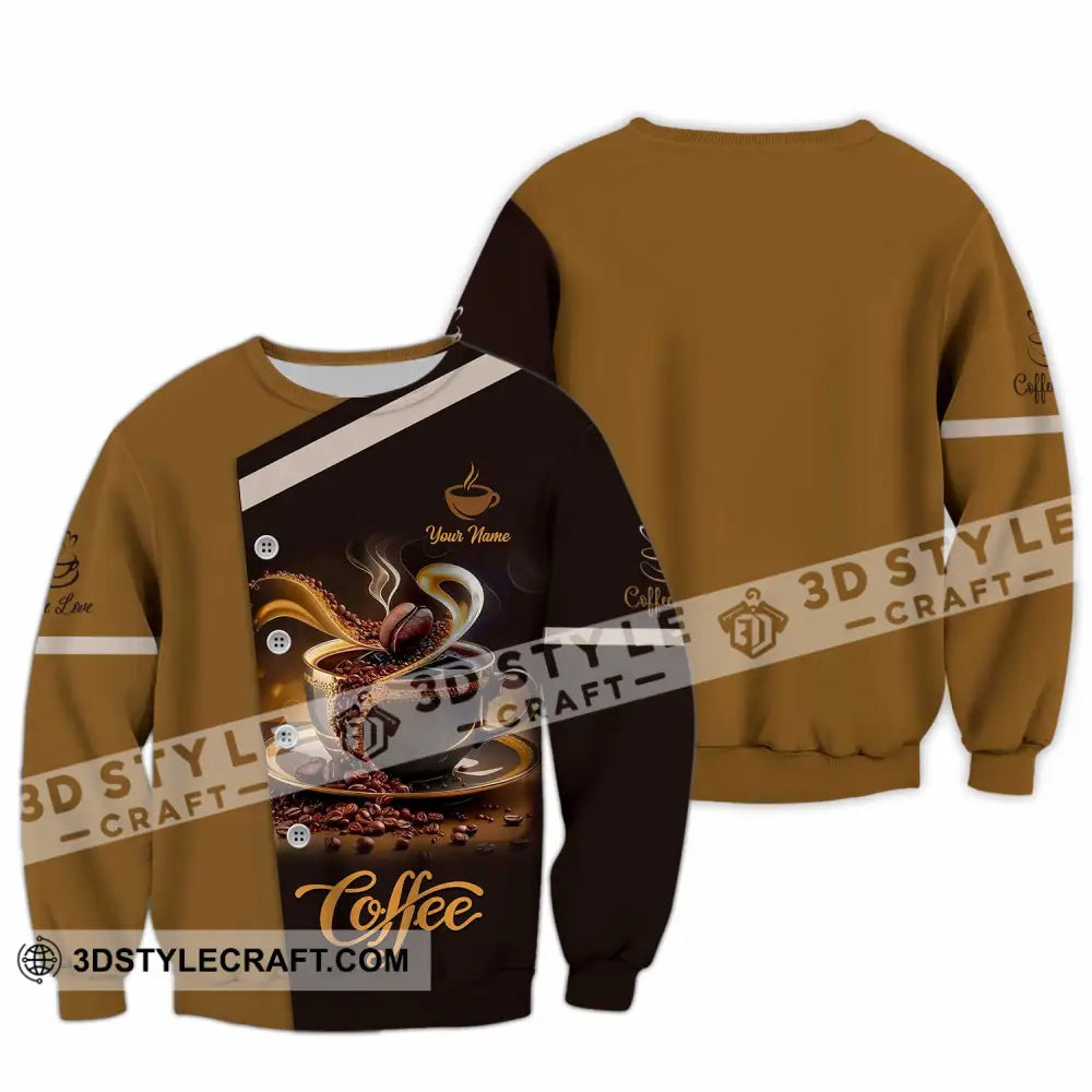 Unisex Shirt - Custom Shirt For Coffee Lover Long Sleeve / S T-shirt