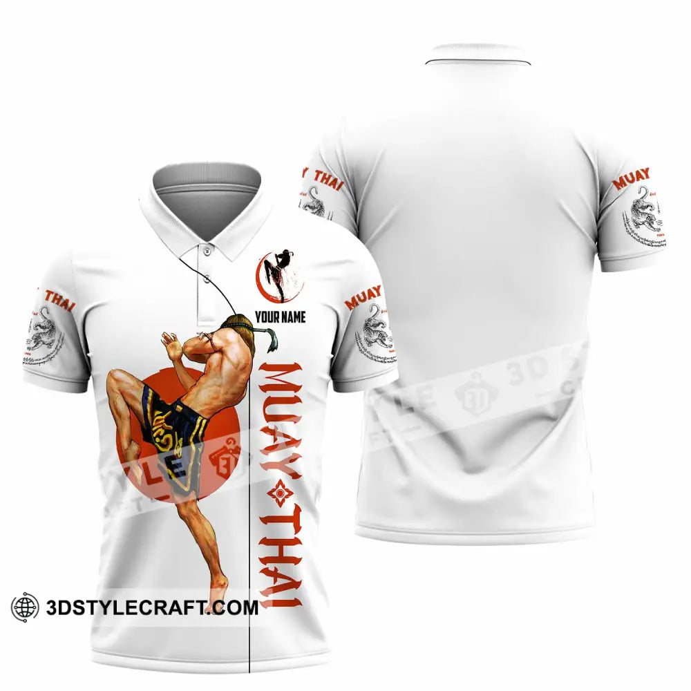 Unisex Shirt - Custom Shirt For Muay Thai Lover Polo Shirt / S T-shirt