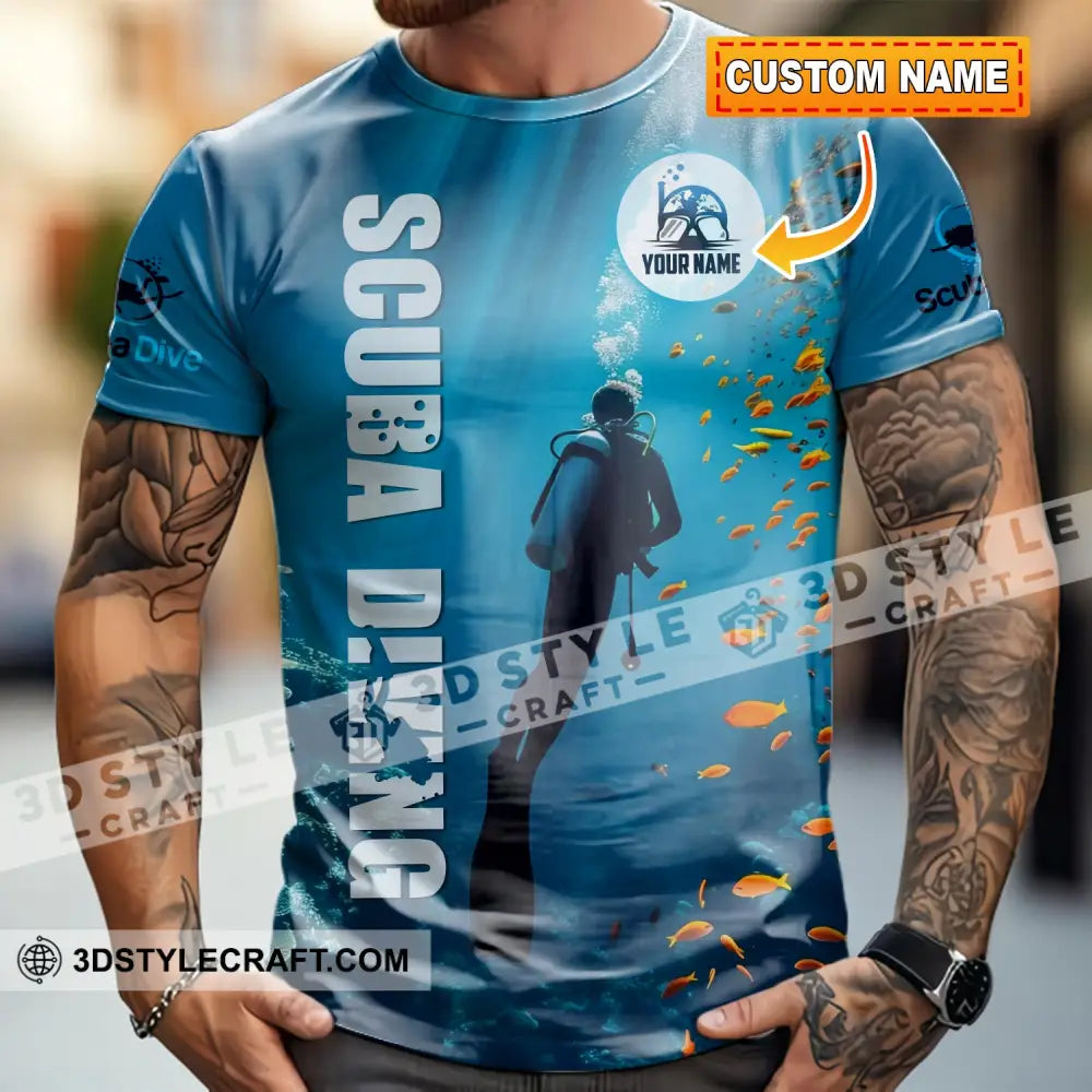 Unisex Shirt - Custom Shirt For Scuba Diving Player T-shirt