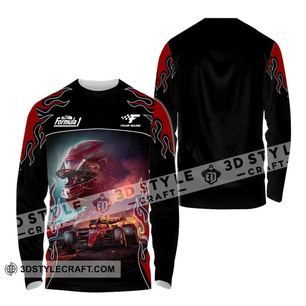 Unisex Shirt - Custom Formula 1 Shirt Long Sleeve Shirt / S T-shirt