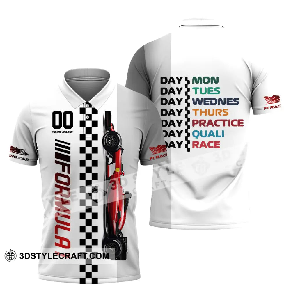 Unisex Shirt - Custom Formula 1 Shirt Polo Shirt / S T-shirt