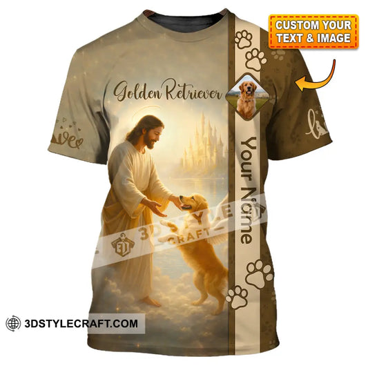 Unisex Shirt - Custom Golden Retriever And God Shirt T-shirt