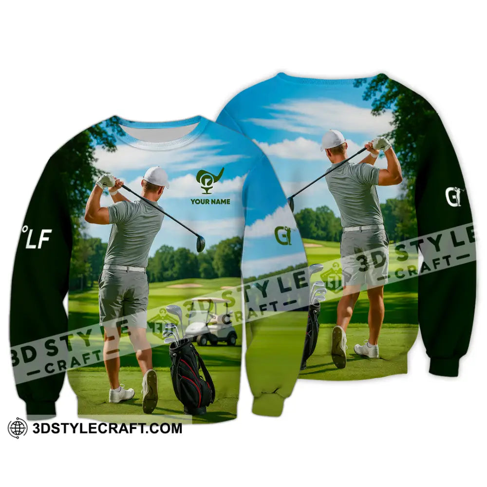 Unisex Shirt - Custom Golf Man Shirt Long Sleeve / S T-shirt