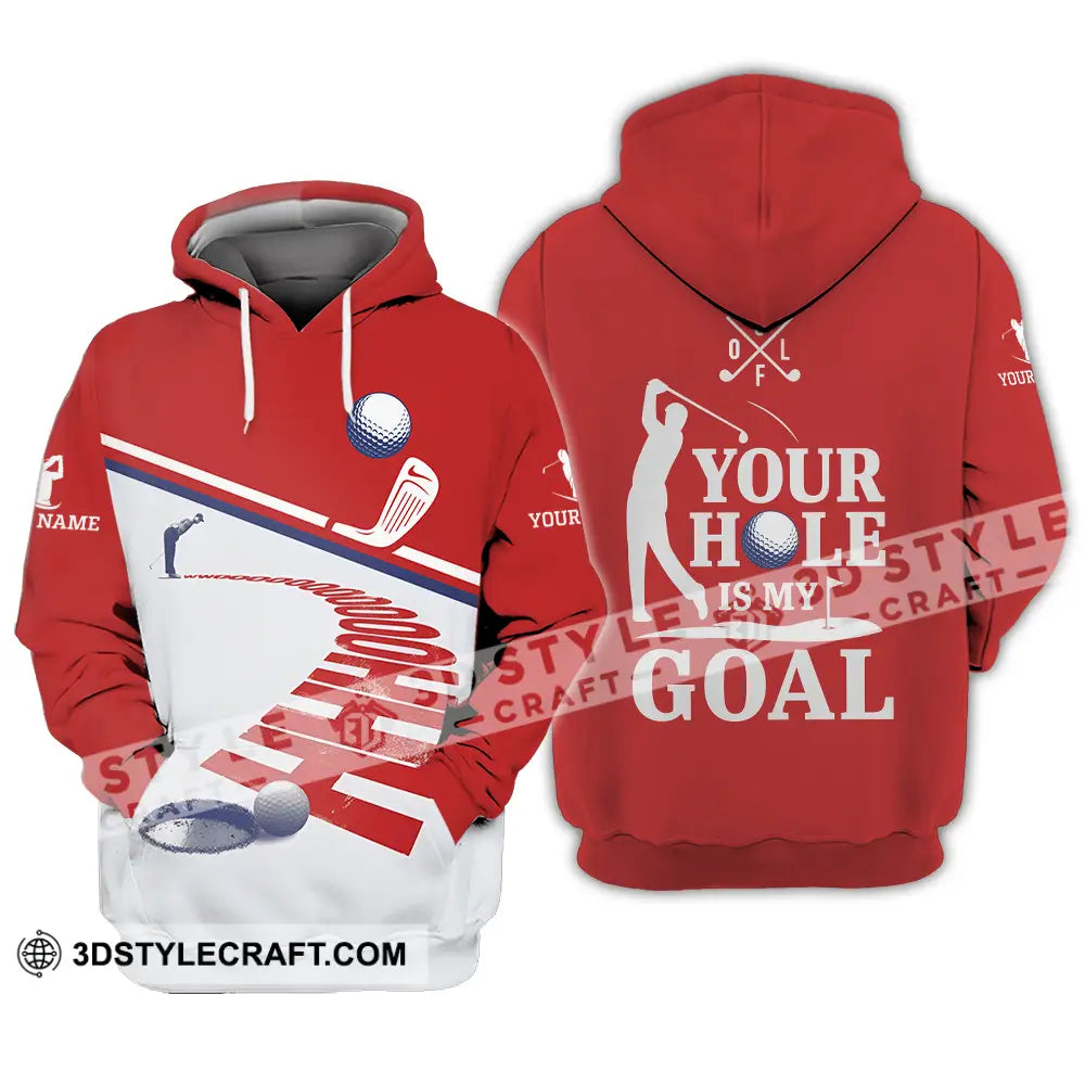 Unisex Shirt - Custom Golf Your Hole Is My Goal Shirt Hoodie / S T-shirt