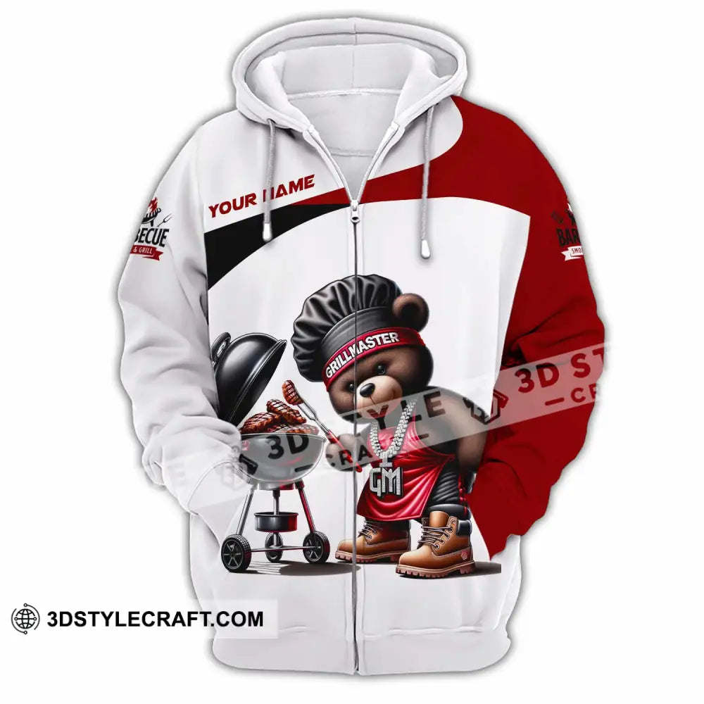 Unisex Shirt - Custom Grill Master Barbecue Shirt Zipper Hoodie / S T-shirt