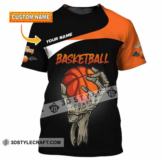 Unisex Shirt Custom Halloween Basketball Sport Shirt T shirt