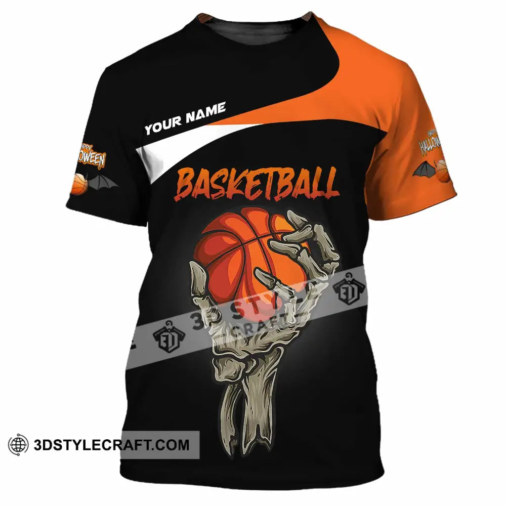 Unisex Shirt Custom Halloween Basketball Sport Shirt T Shirt / S T shirt