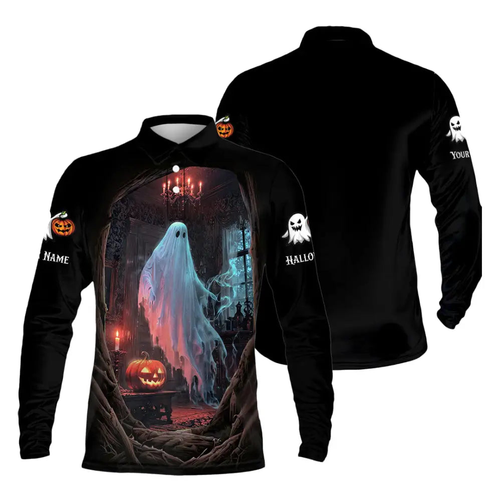 Unisex Shirt - Custom Halloween Shirt Long Sleeve Polo / S T-shirt