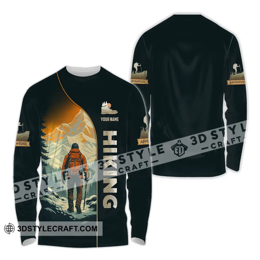 Unisex Shirt Custom Hiking Shirt Long Sleeve Shirt / S T shirt