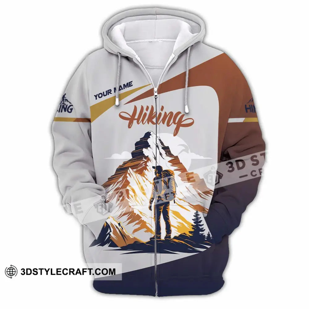 Unisex Shirt - Custom Hiking Shirt Zipper Hoodie / S T-shirt