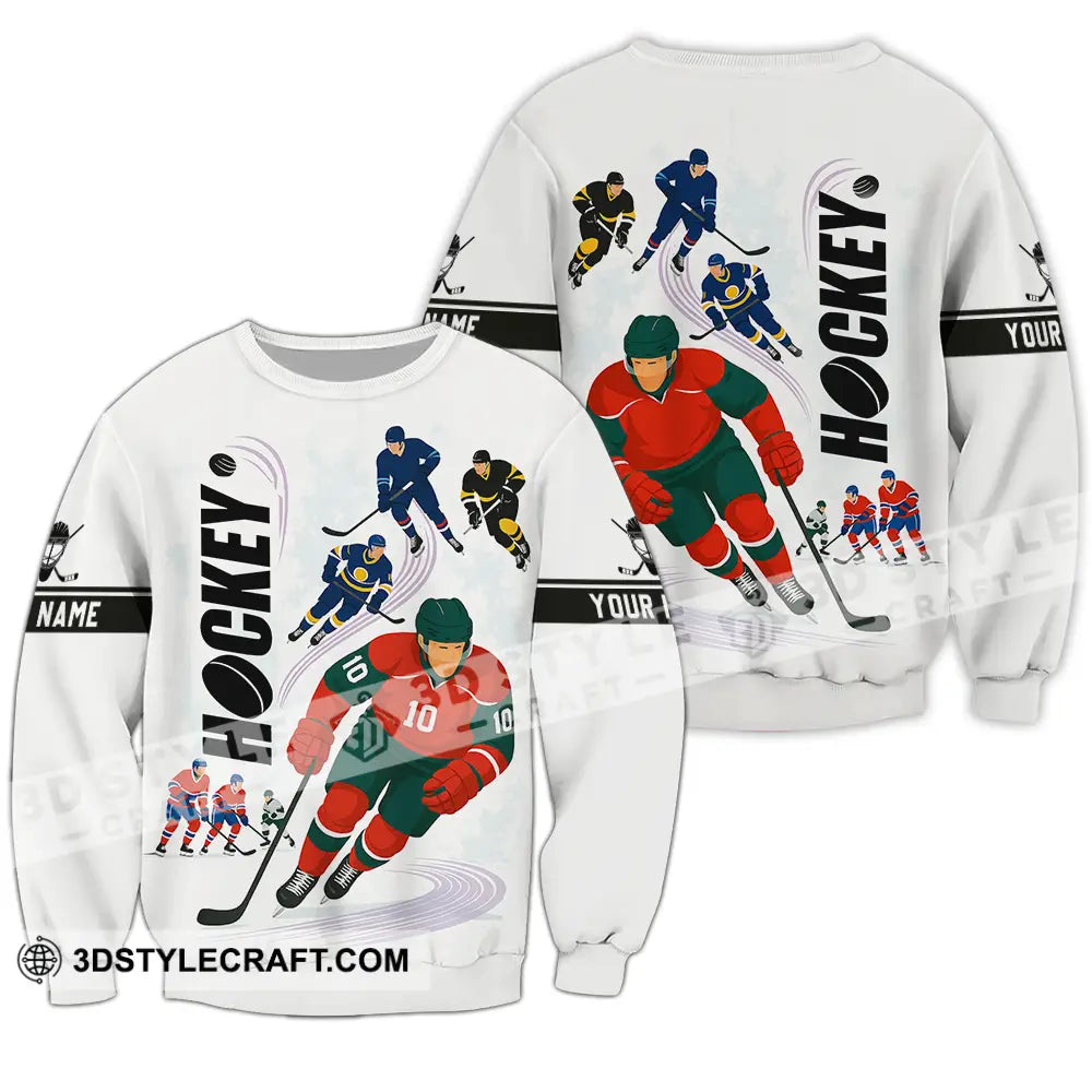 Unisex Shirt - Custom Hockey Shirt Long Sleeve / S T-shirt