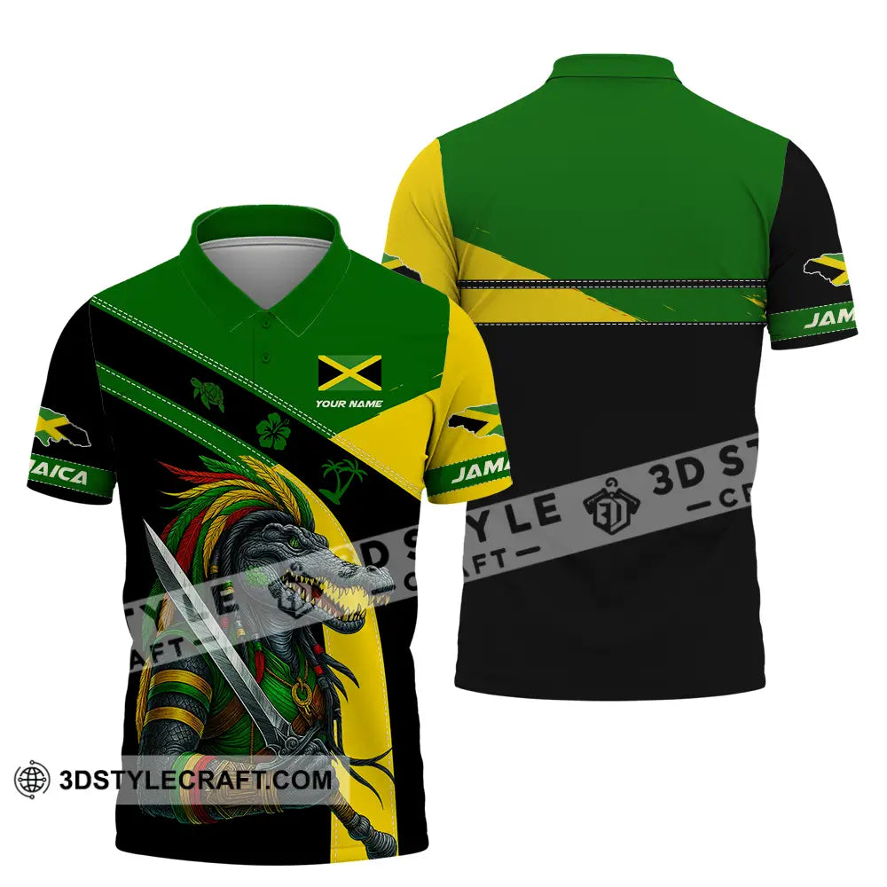 Unisex Shirt - Custom Jamaica Shirt Polo Shirt / S T-shirt