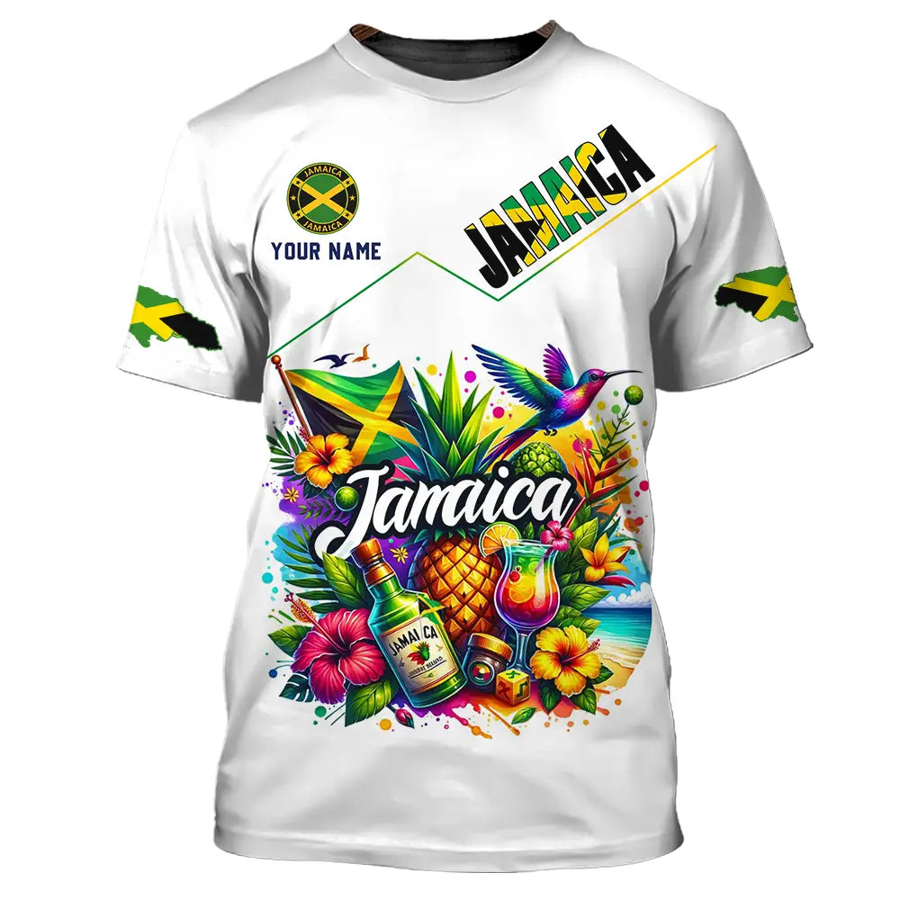 Unisex Shirt - Custom Jamaica Shirt T-Shirt / S T-shirt