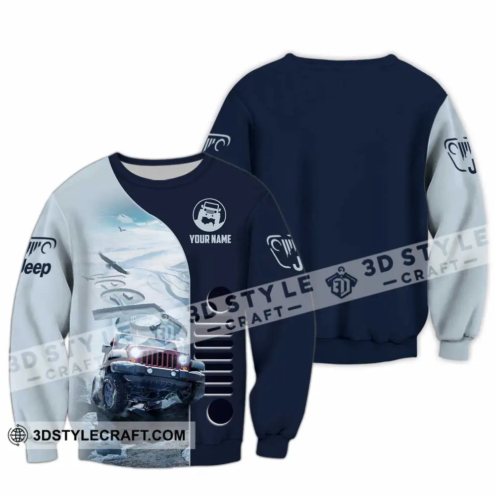 Unisex Shirt - Custom Jeep Car Sport Shirt Long Sleeve / S T-shirt