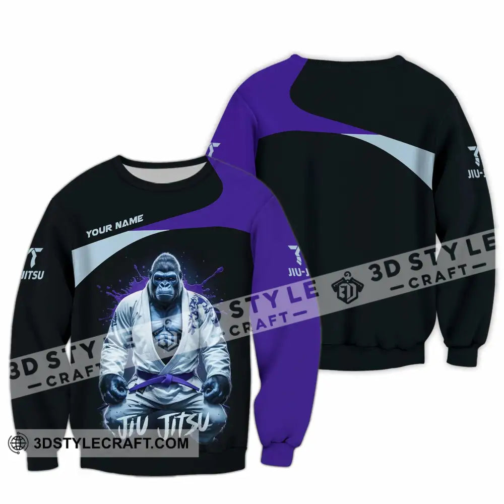 Unisex Shirt - Custom Jiu Jitsu Shirt Long Sleeve / S T-shirt