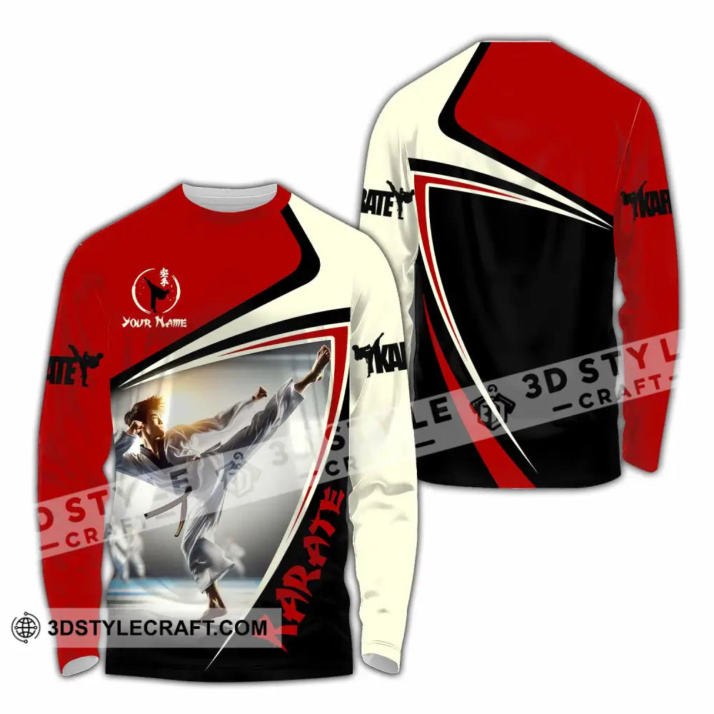 Unisex Shirt - Custom Karate Shirt Long Sleeve Shirt / S T-shirt