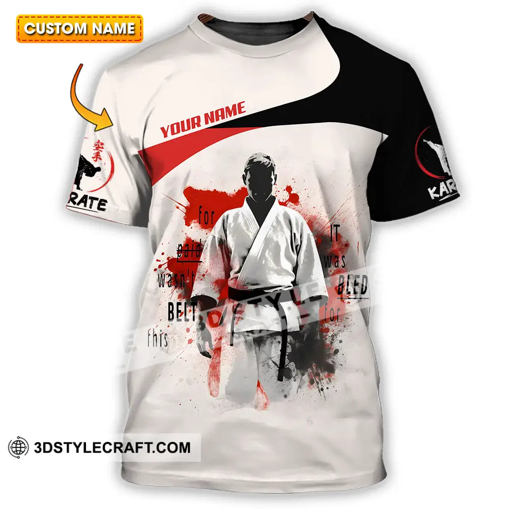 Unisex Shirt - Custom Karate Player Shirt T-shirt