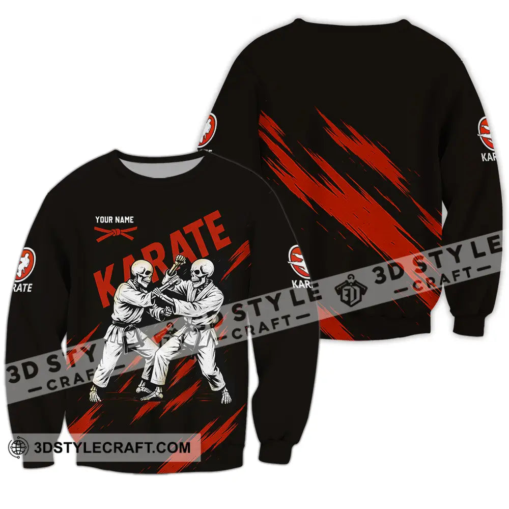 Unisex Shirt - Custom Karate Sport Shirt Long Sleeve / S T-shirt