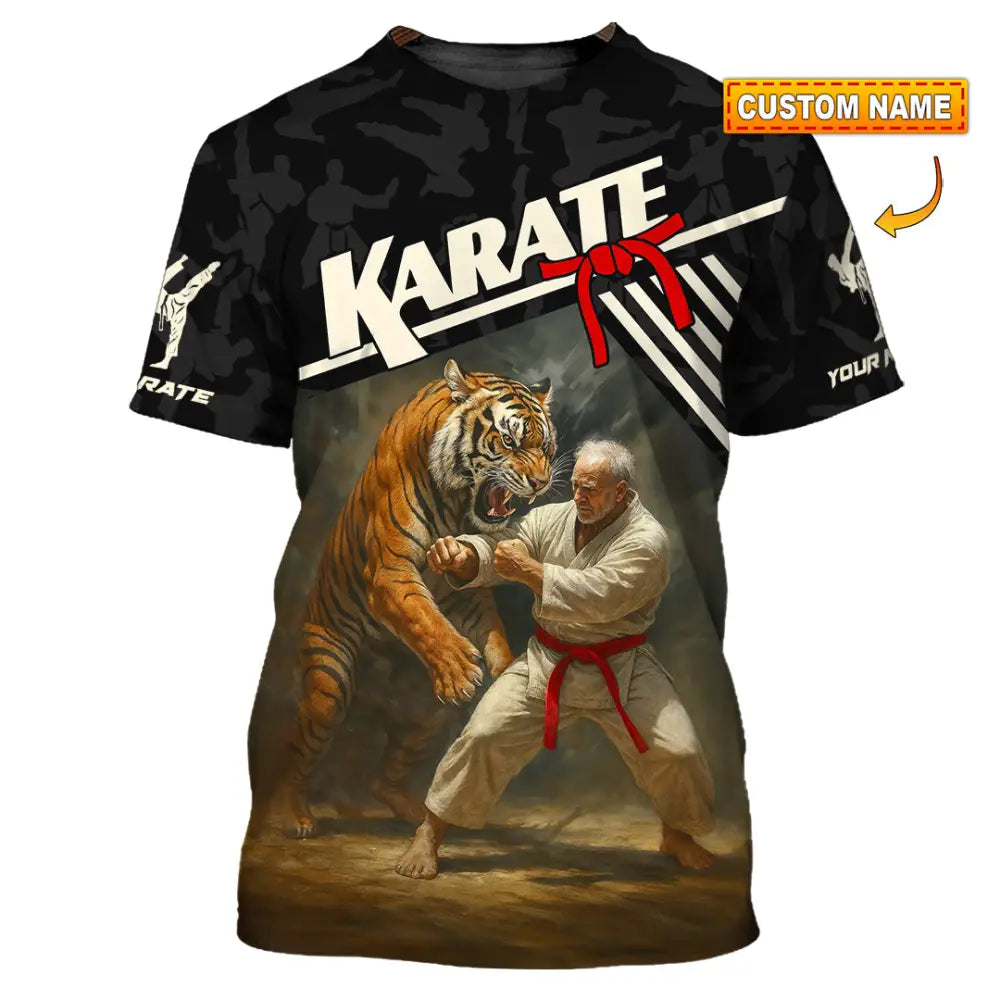 Unisex Shirt - Custom Karate Sport Shirt T-shirt