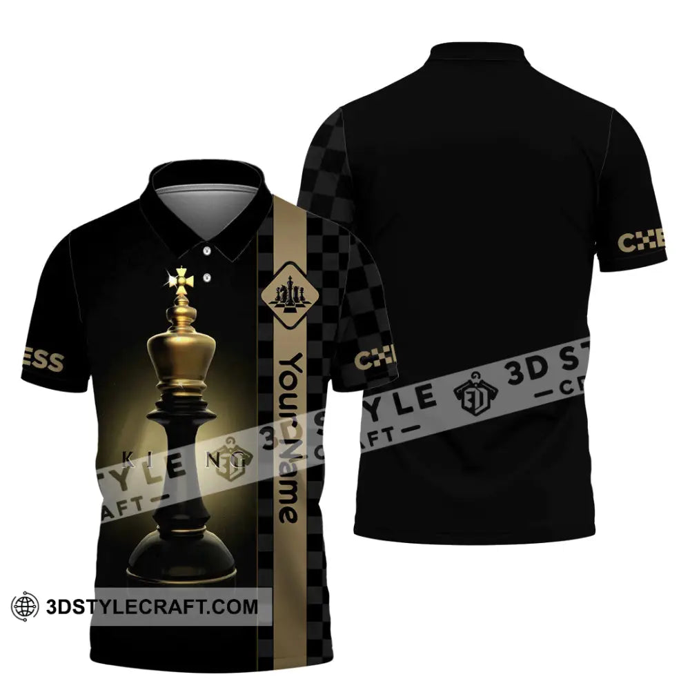 Unisex Shirt - Custom King Of Chess Shirt Polo Shirt / S T-shirt
