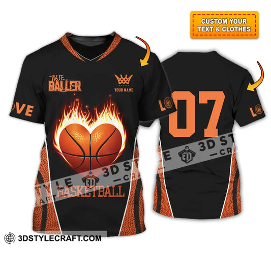Unisex Shirt - Custom Love Basketball Shirt T-shirt