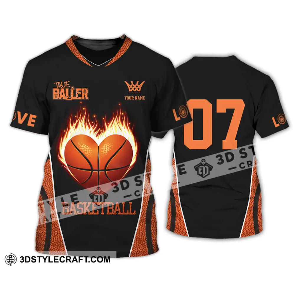 Unisex Shirt - Custom Love Basketball Shirt T-Shirt / S T-shirt