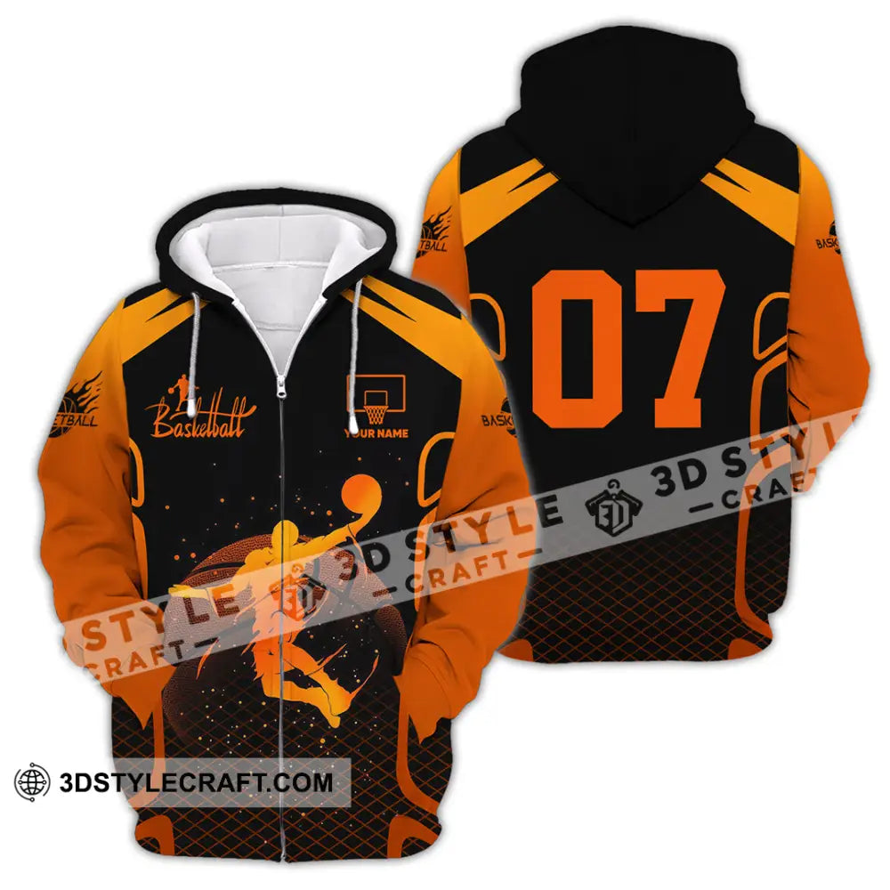 Unisex Shirt - Custom Love Basketball Shirt Zipper Hoodie / S T-shirt