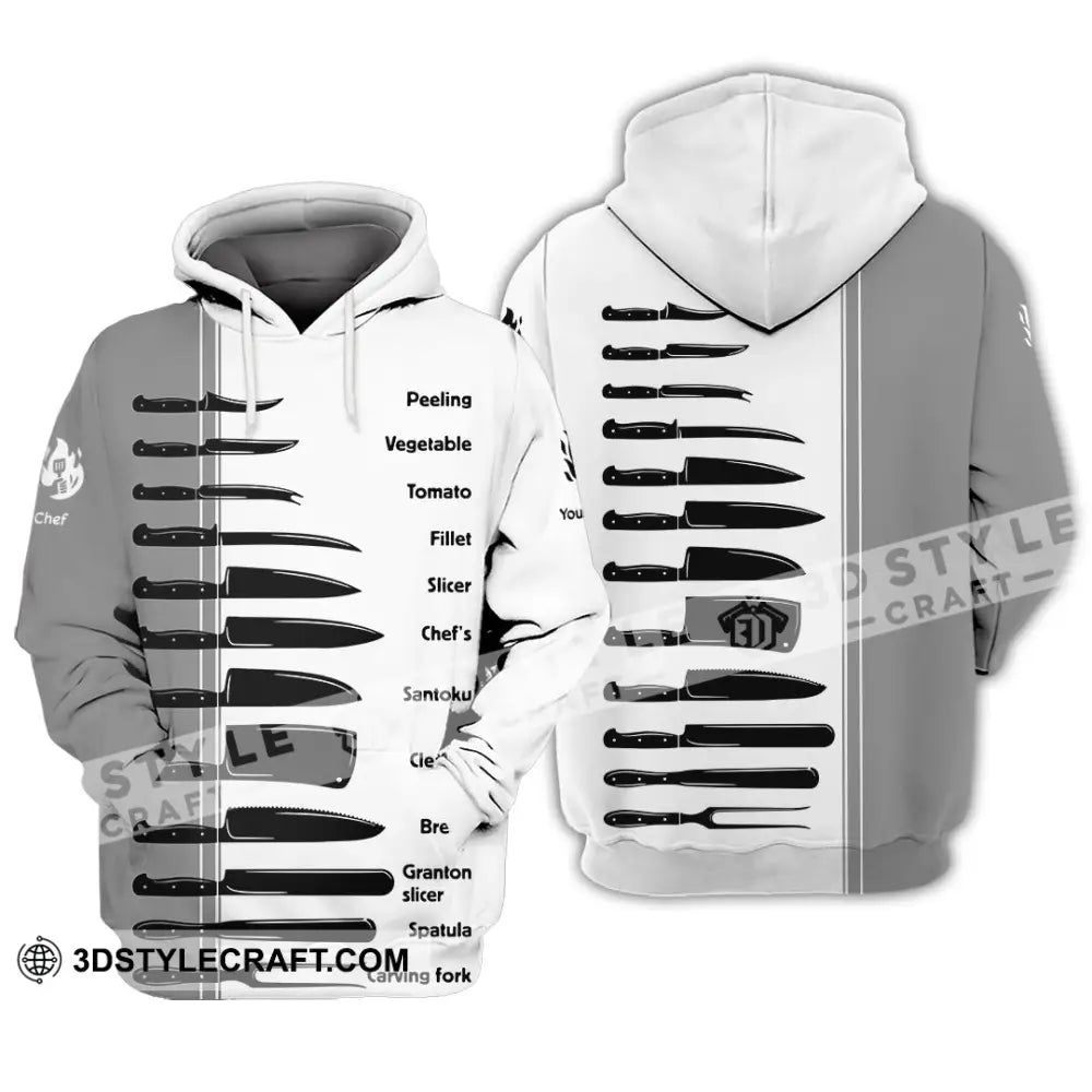 Unisex Shirt - Custom Master Chef Knife Collection Shirt Hoodie / S T-shirt