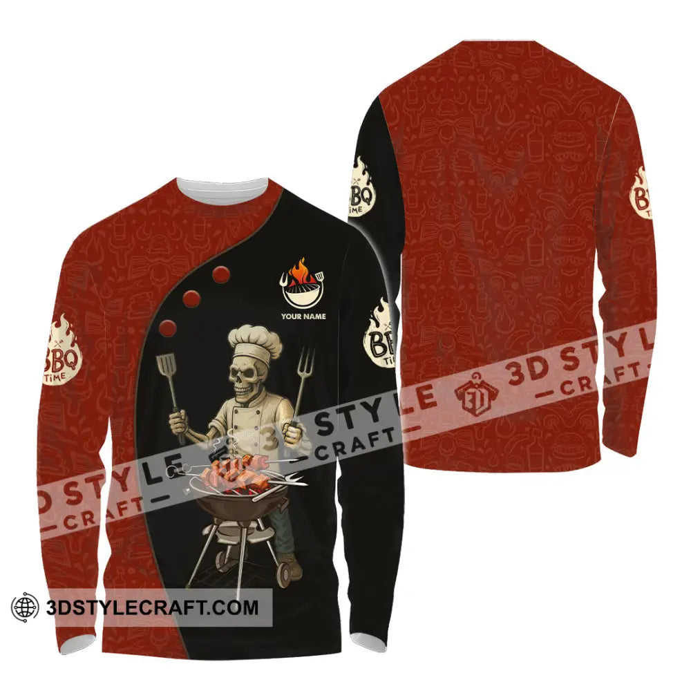 Unisex Shirt - Custom Master Chef Shirt Long Sleeve Shirt / S T-shirt