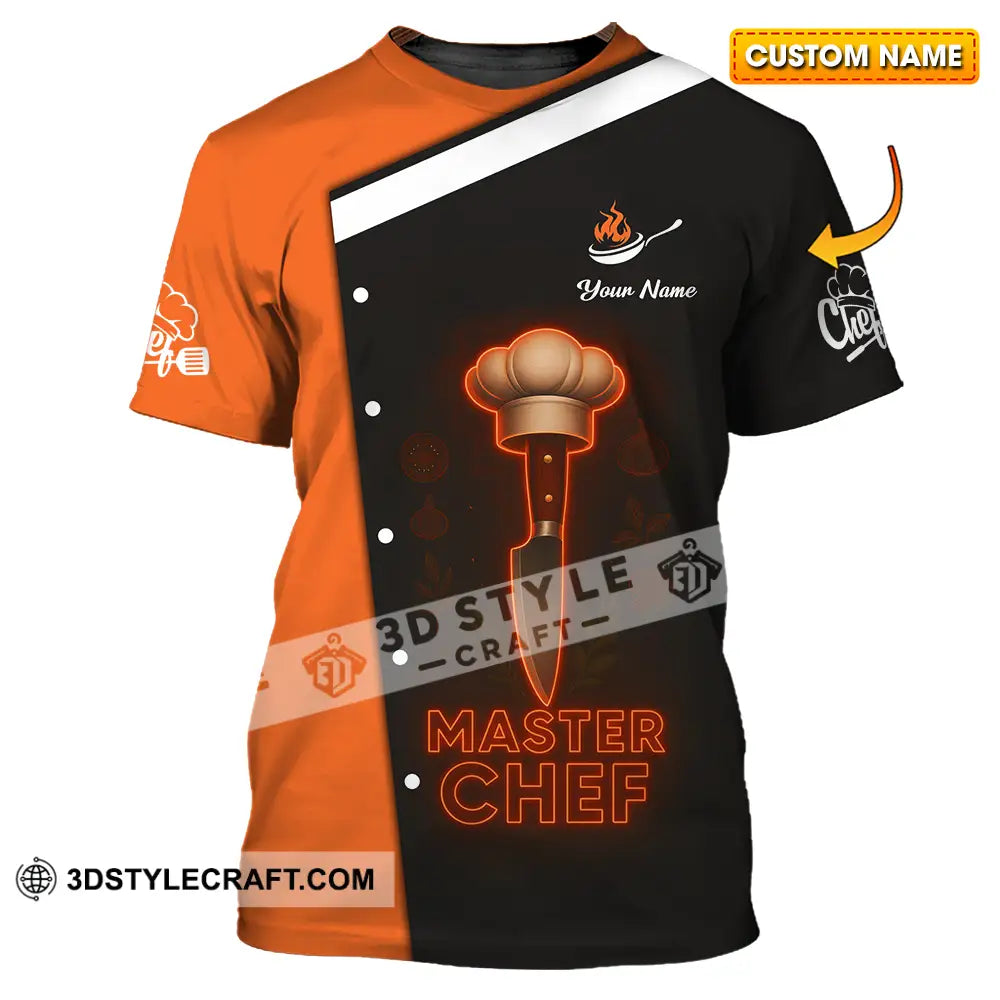 Unisex Shirt Custom Master Chef Shirt T shirt
