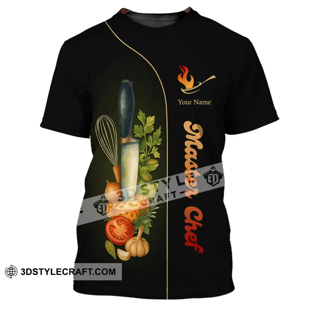 Unisex Shirt - Custom Master Chef Shirt T-Shirt / S T-shirt