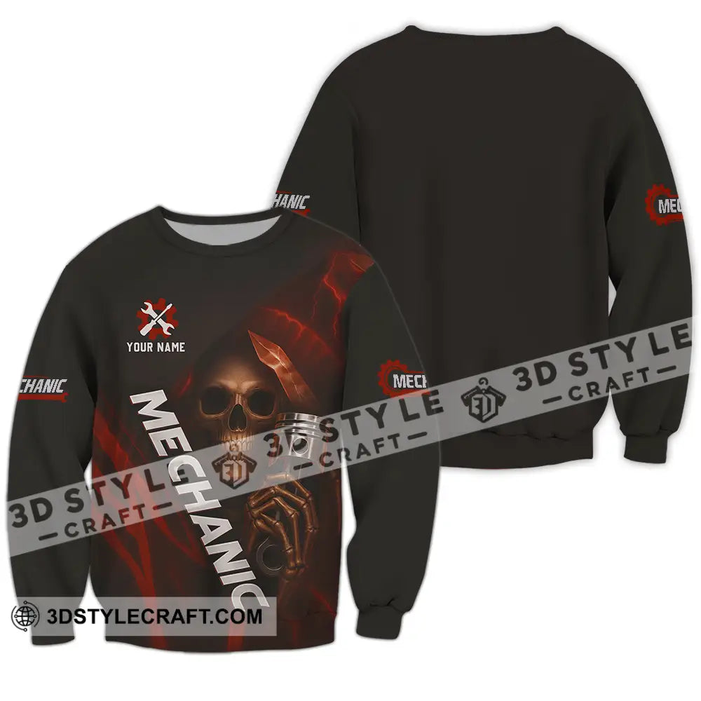 Unisex Shirt Custom Mechanic Shirt Long Sleeve / S T shirt