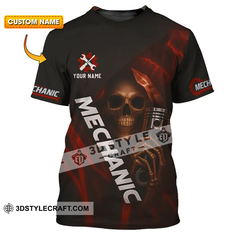 Unisex Shirt Custom Mechanic Shirt T shirt