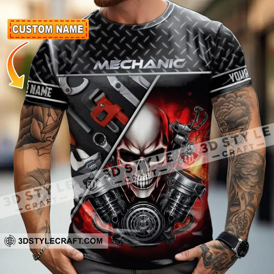 Unisex Shirt Custom Mechanic Shirt T shirt